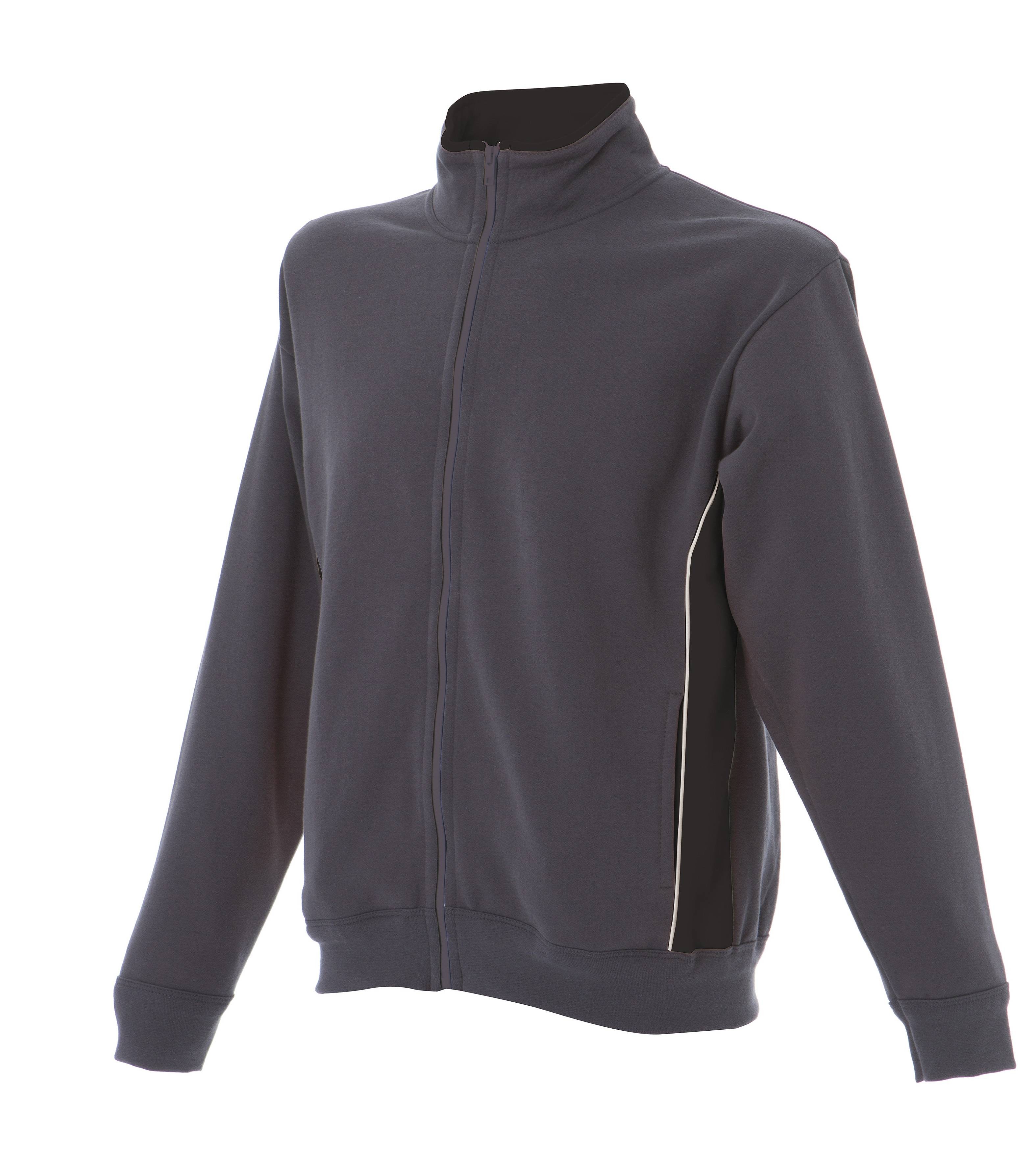 Felpa con zip completa JAMESROSS-CAGLIARI