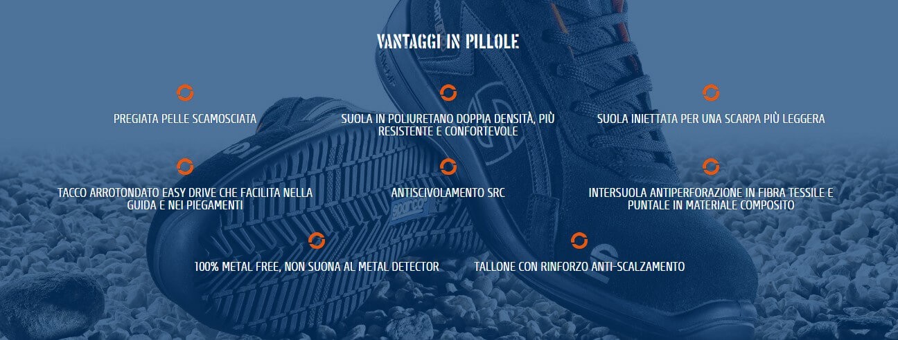 Scarpe Sparco SPORT EVO S1P SRC NRRS
