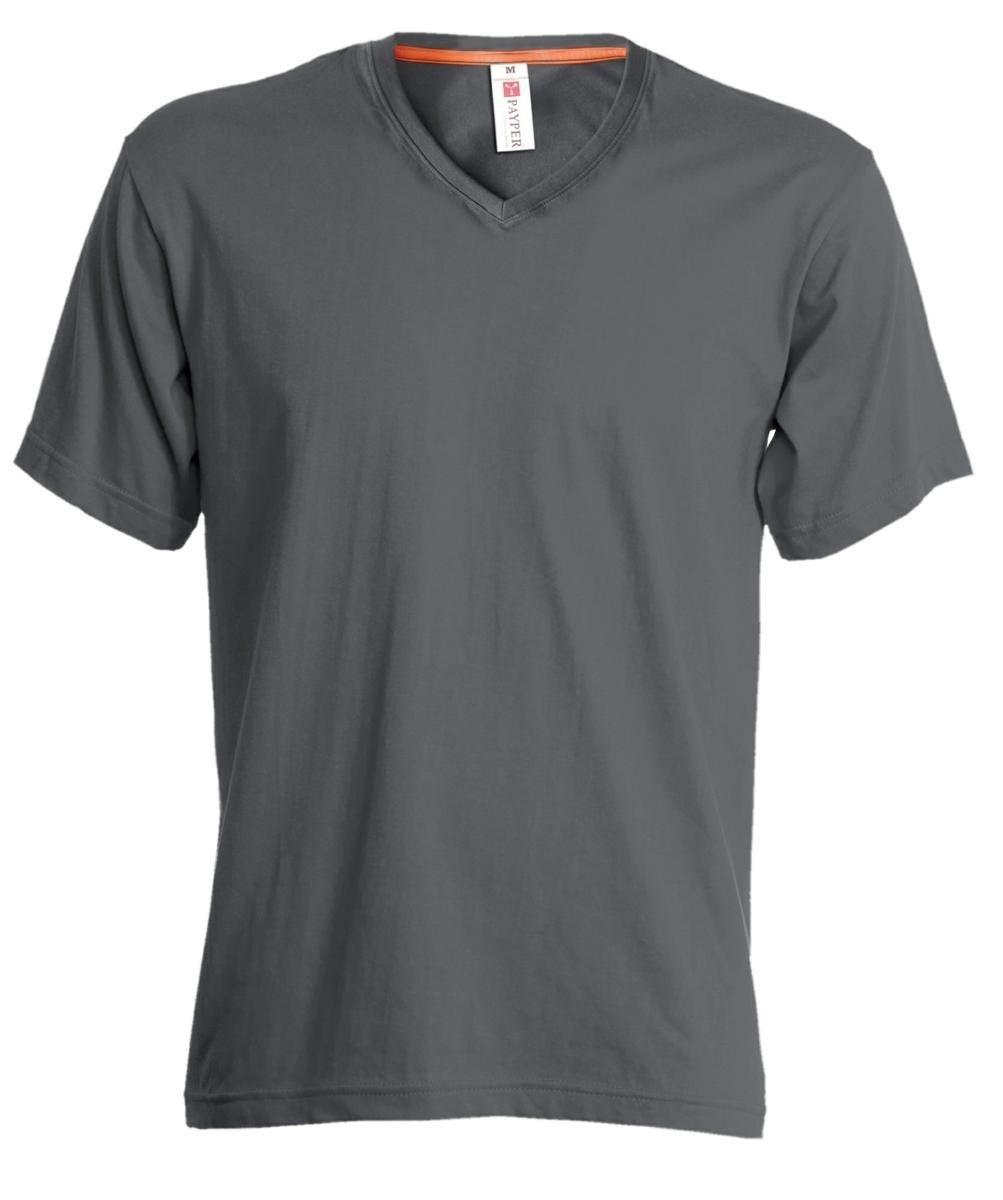 T-Shirt manica corta da lavoro PAYPER-V-NECK LADY MELANGE