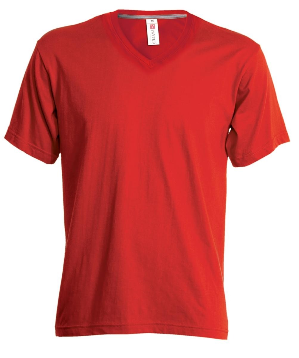 T-Shirt manica corta da lavoro PAYPER-V-NECK LADY MELANGE