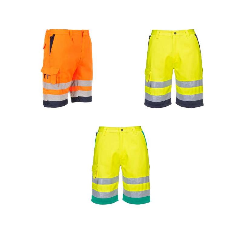 Bermuda da Lavoro Alta Visibilit� Multitasche Portwest L043