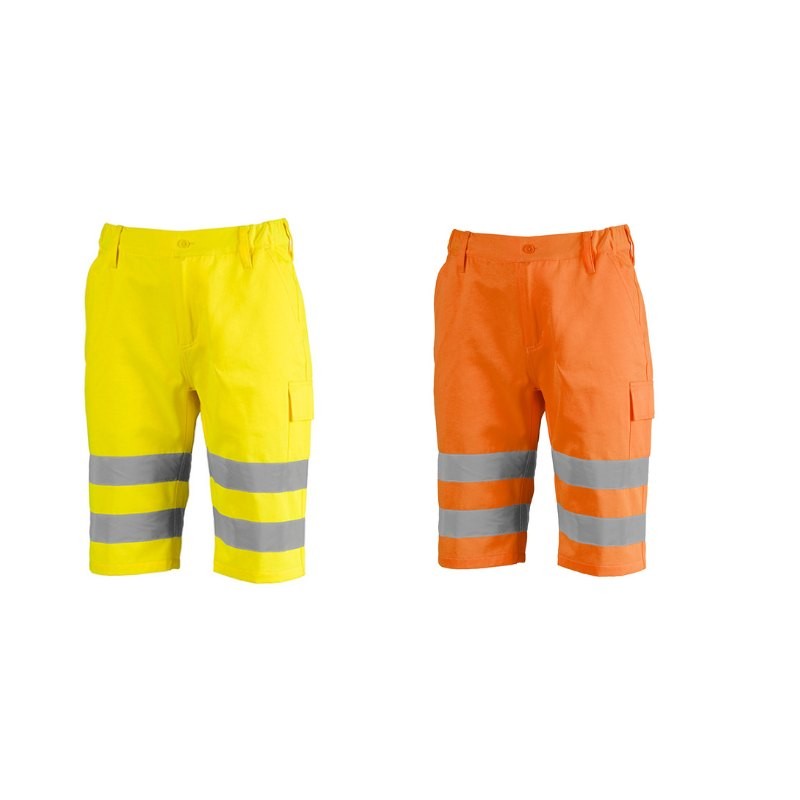 Bermuda da Lavoro Alta Visibilit� Multitasche Sottozero Shorts H.V. 1570