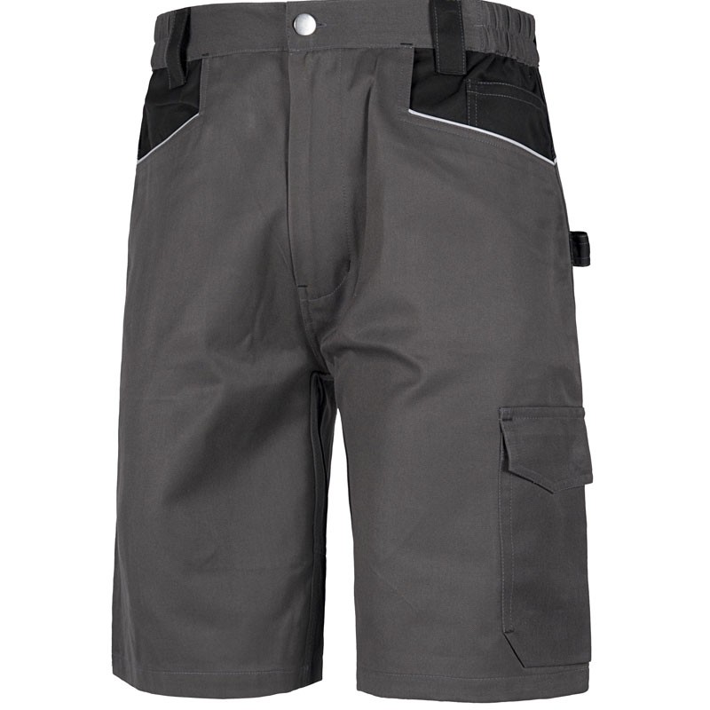 Bermuda da lavoro multitasche con triple cuciture e rinforzi - Workteam