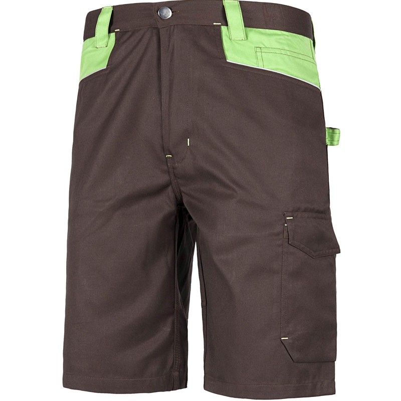 Bermuda da lavoro multitasche con triple cuciture e rinforzi - Workteam
