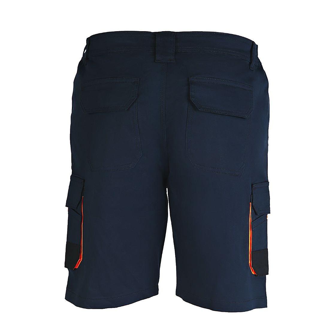 Bermuda da Lavoro Multitasche Elasticizzati Stretch Fluo