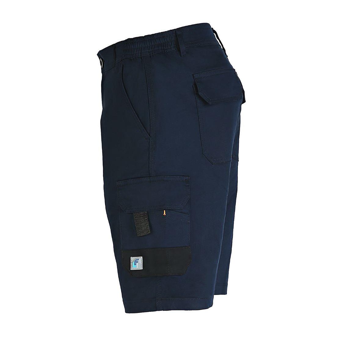 Bermuda da Lavoro Multitasche Elasticizzati Stretch Fluo