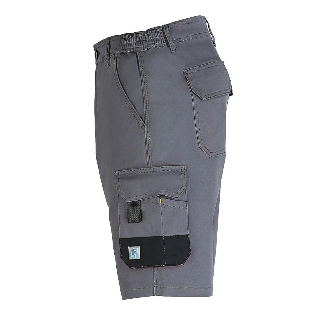 Bermuda da Lavoro Multitasche Elasticizzati Stretch Fluo