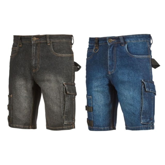 Bermuda da Lavoro Multitasche Stretch U-Power Salt ST392