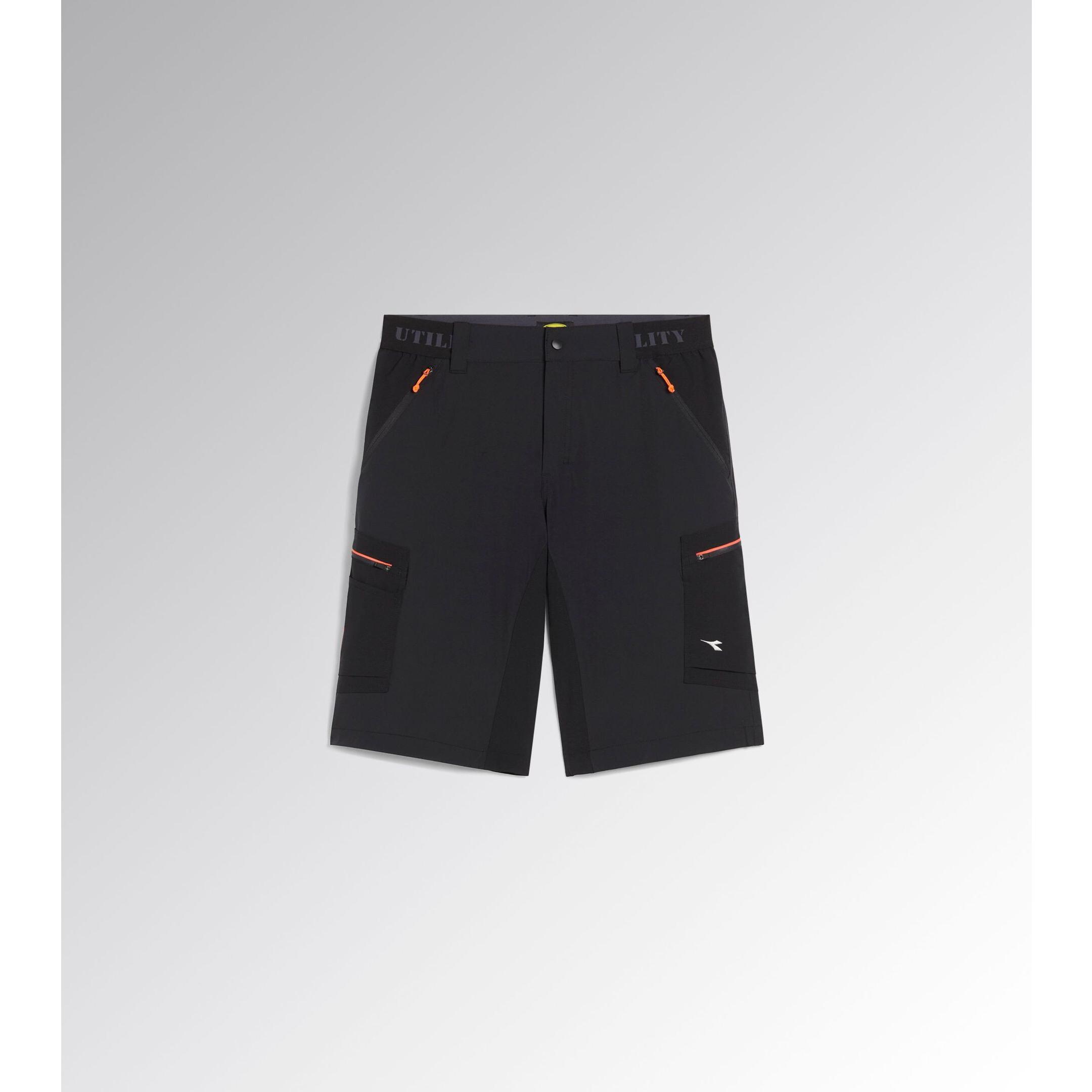 Bermuda Da Lavoro Stretch Multitasche Diadora Utility Shadow 702.182040