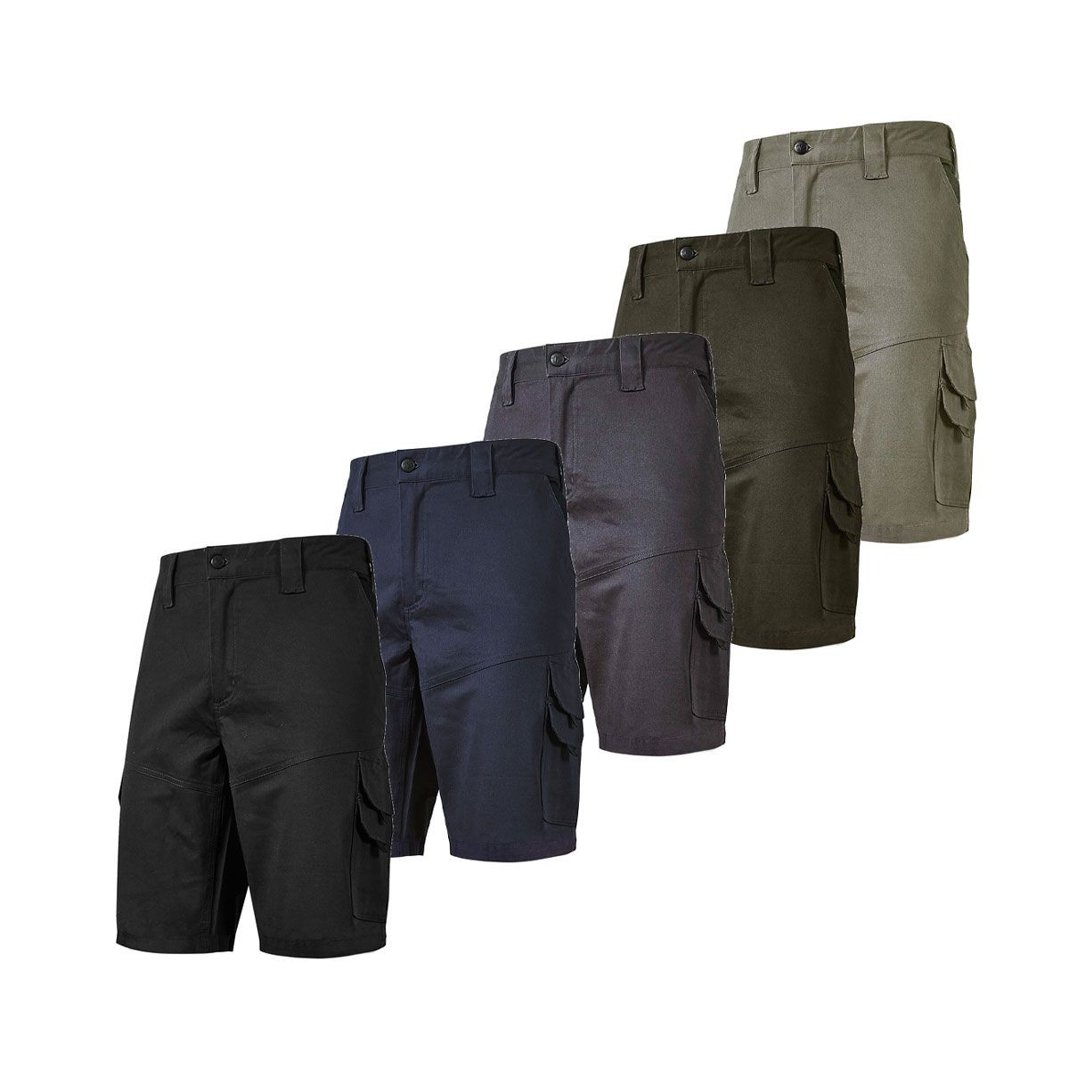 Bermuda da lavoro Stretch Multitasche U-power Bonito ST279BC