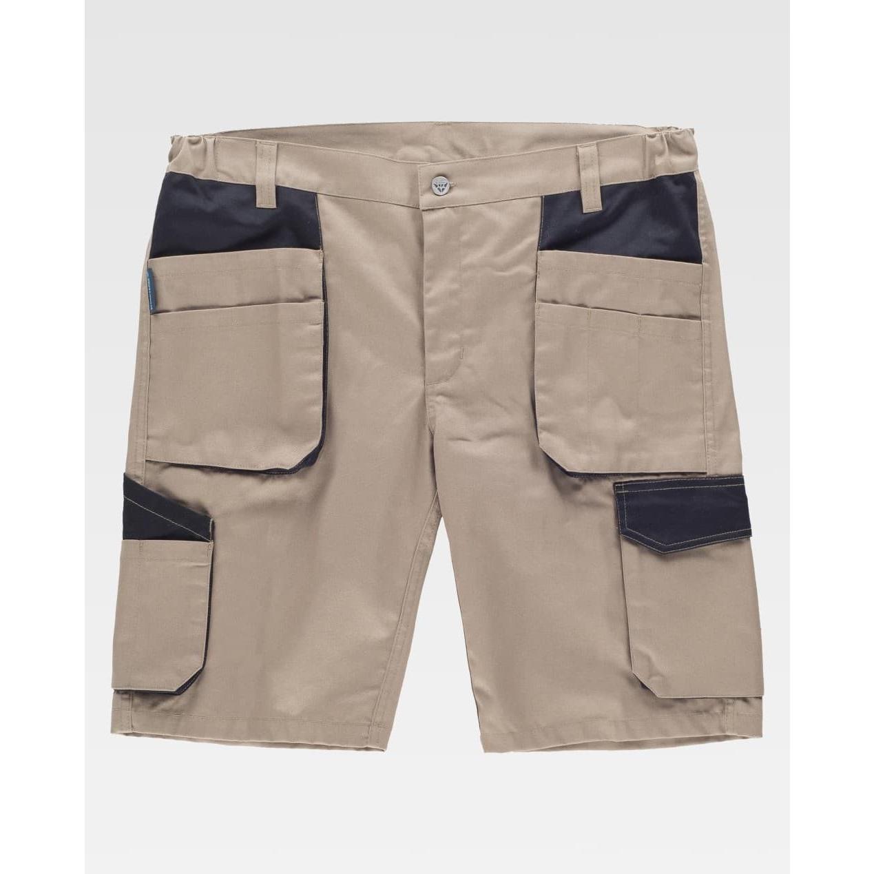 Bermuda da Lavoro Workteam Multitasche Stretch WF2617