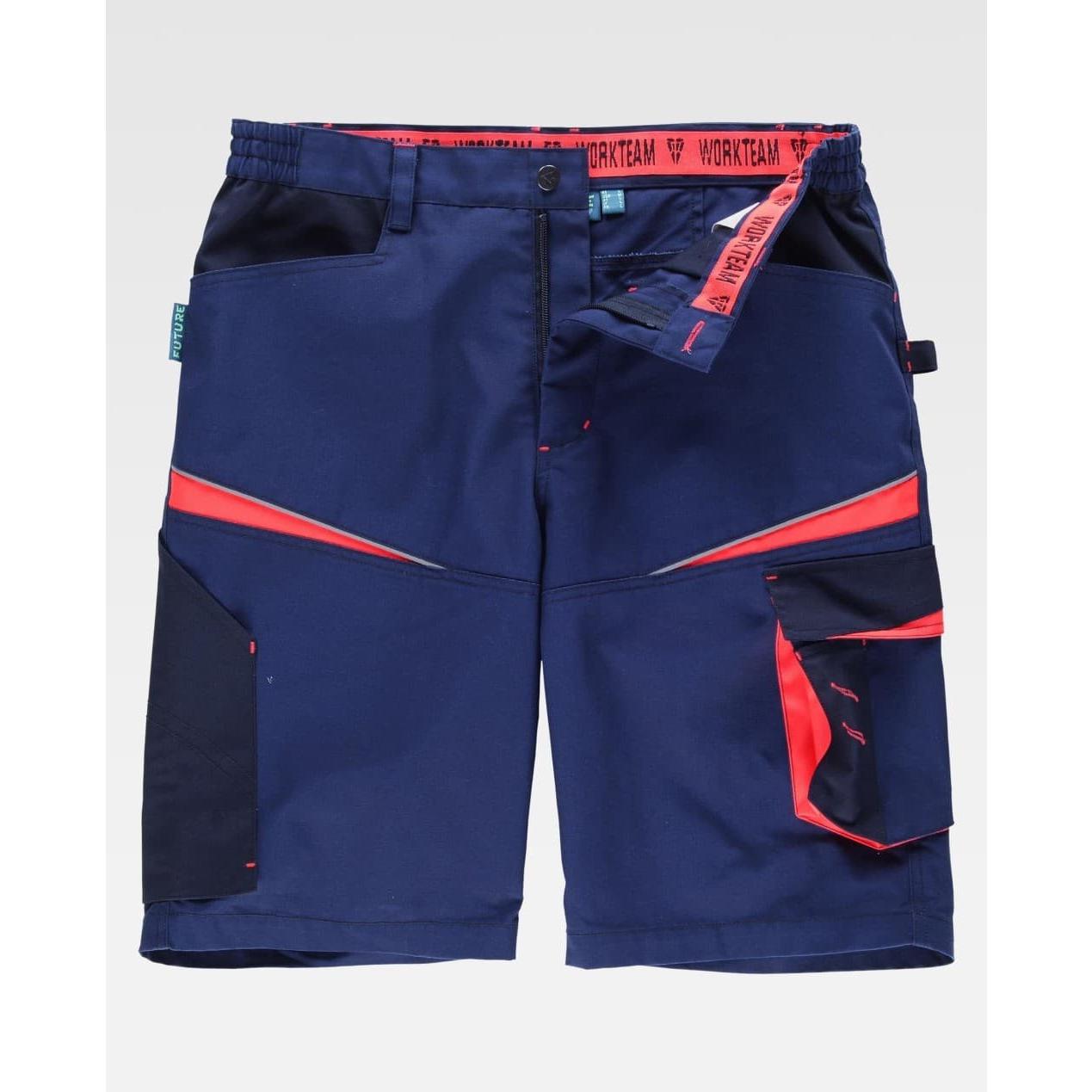 Bermuda da Lavoro Workteam Multitasche WF2717