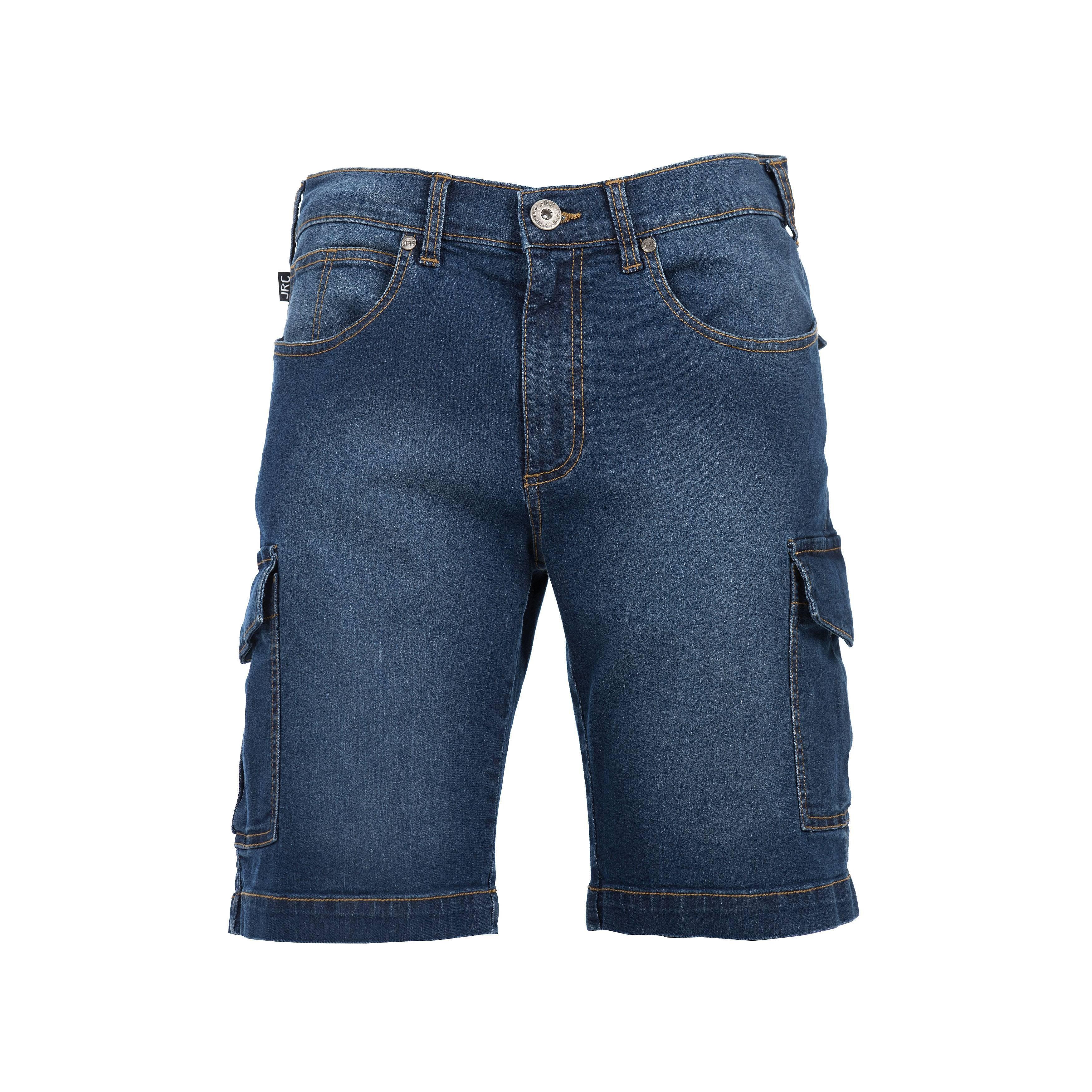 Bermuda in jeans da Lavoro Stretch Multitasche JRC Houston 992782