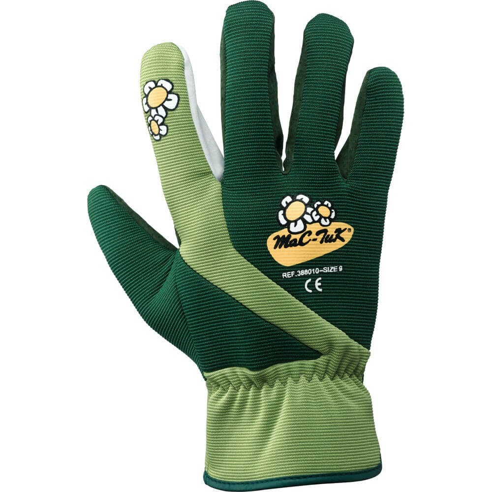 Box da 48 Paia - Guanti Tecnici in Crosta Suina e Tessuto Tecnico per Giardinaggio Fai da Te - 388010