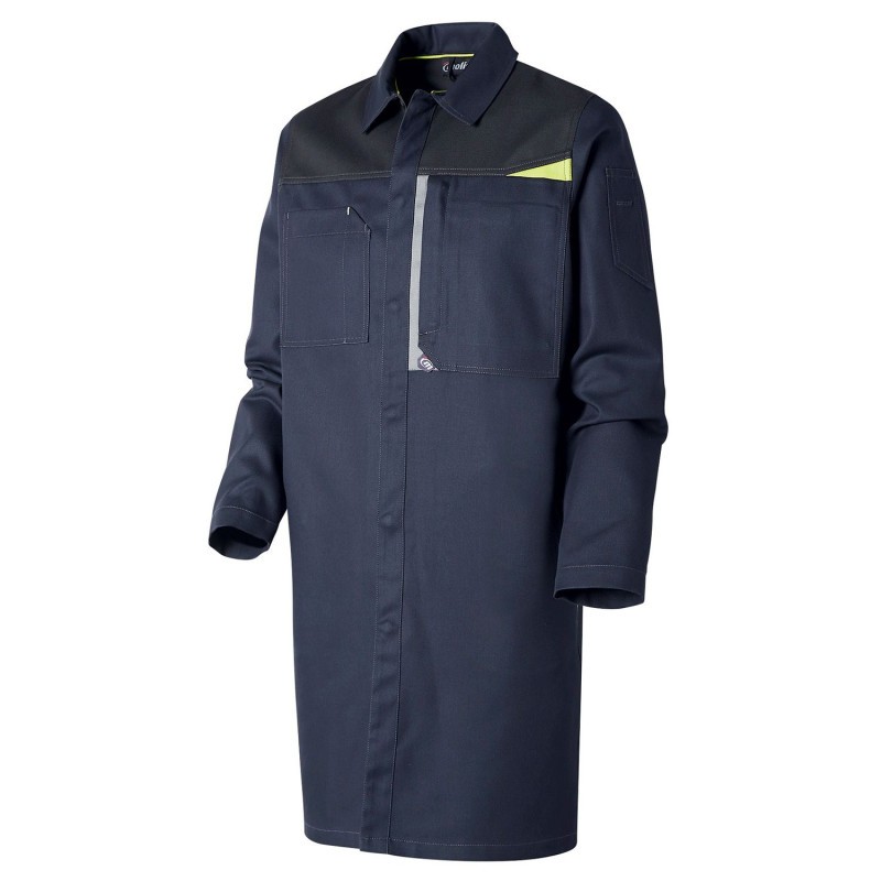 Camice da Lavoro Metal Free Multitasche Lemon Shake Molinel 0824.2667.159