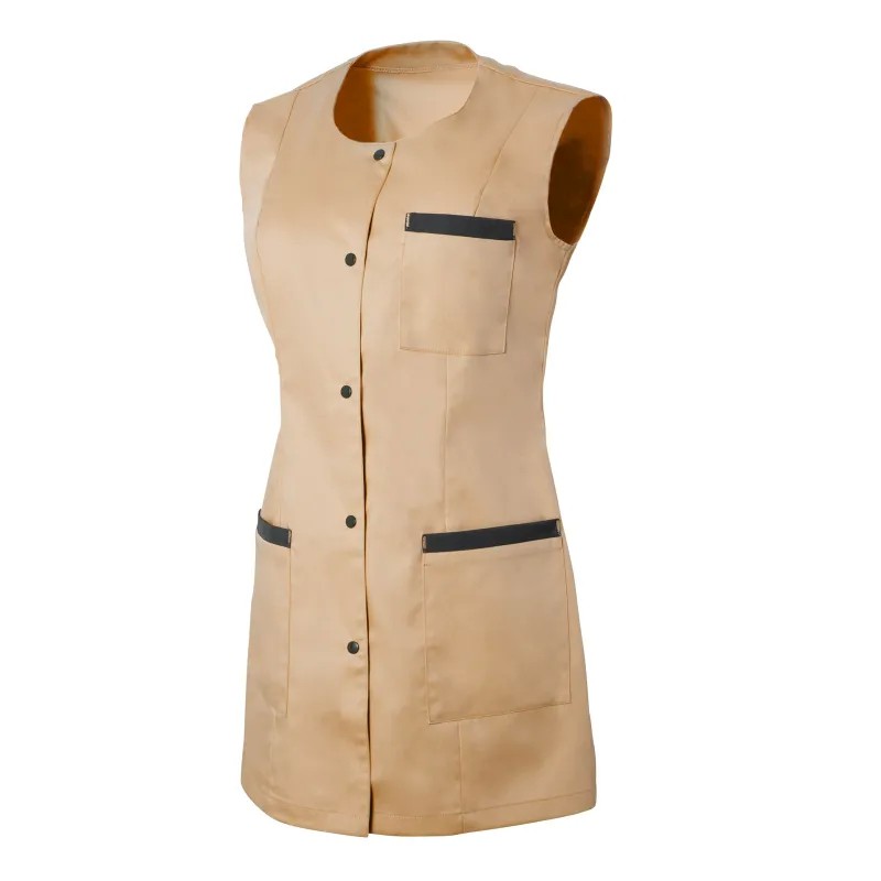 Camice Da Lavoro Molinel Carole CAROLESMBC/MI Multitasche Donna Estetista Senza Maniche