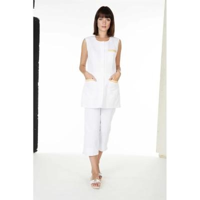 Camice Da Lavoro Molinel Carole CAROLESMBC/MI Multitasche Donna Estetista Senza Maniche