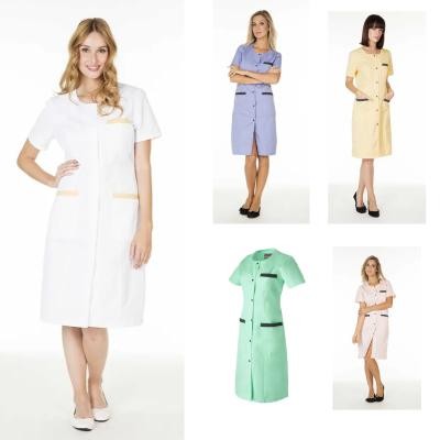 Camice Da Lavoro Molinel Caroline CAROLINEMCBC/M Multitasche Lungo Donna Pulizie Benessere