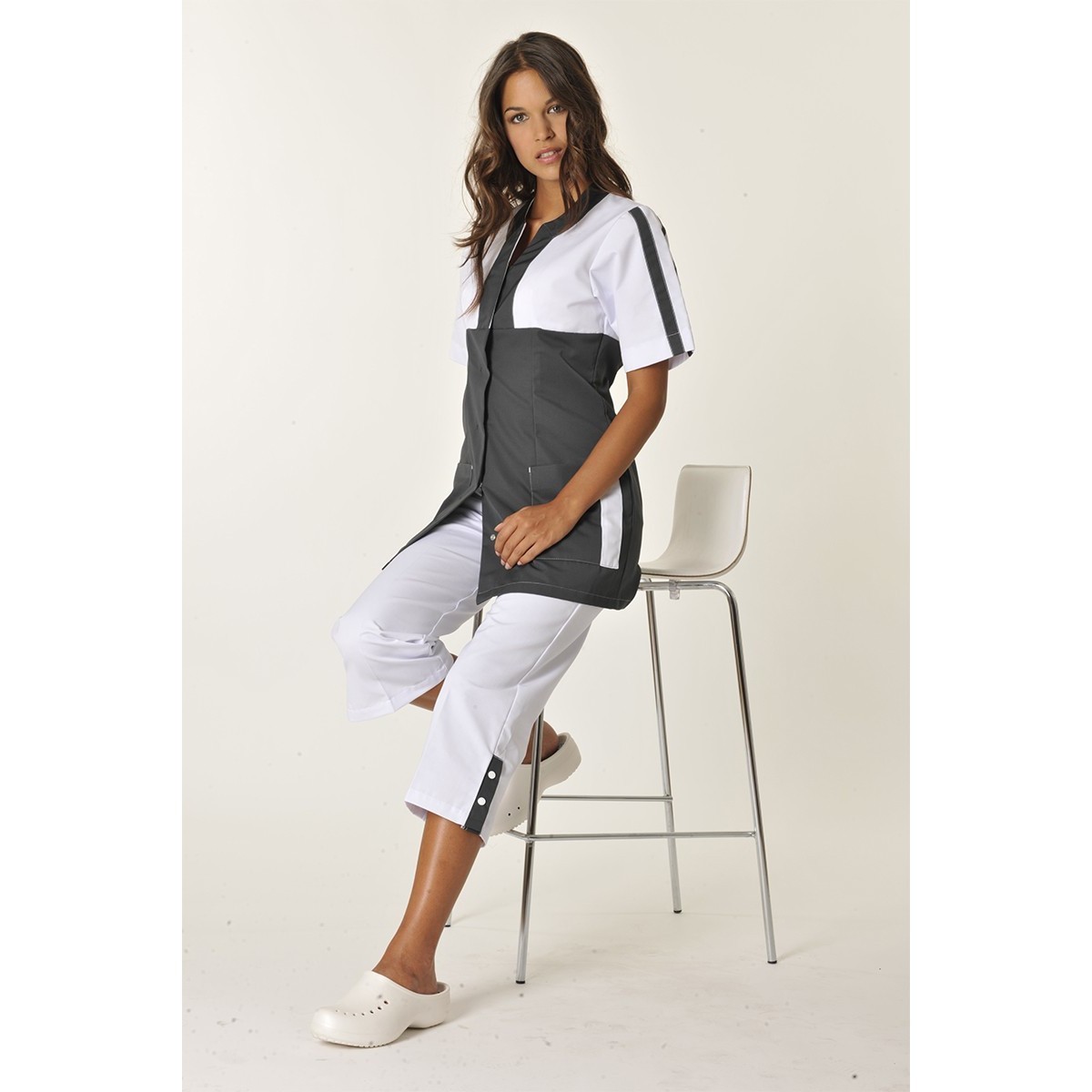 Camice da Lavoro Molinel Claudia CLAUDIAMCCH/BC Donna Pulizie Benessere