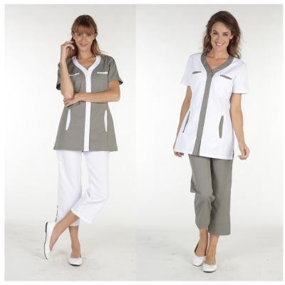 Camice da lavoro Molinel DINATFMCBC\TA Donna estetista parrucchiera