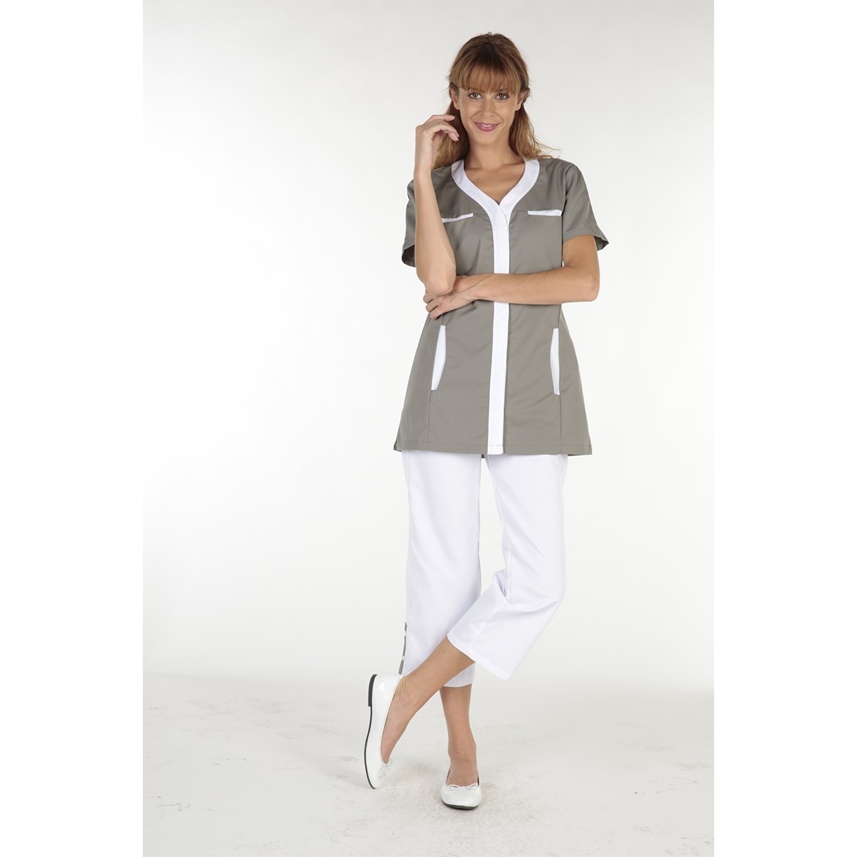 Camice da lavoro Molinel DINATFMCBC\TA Donna estetista parrucchiera