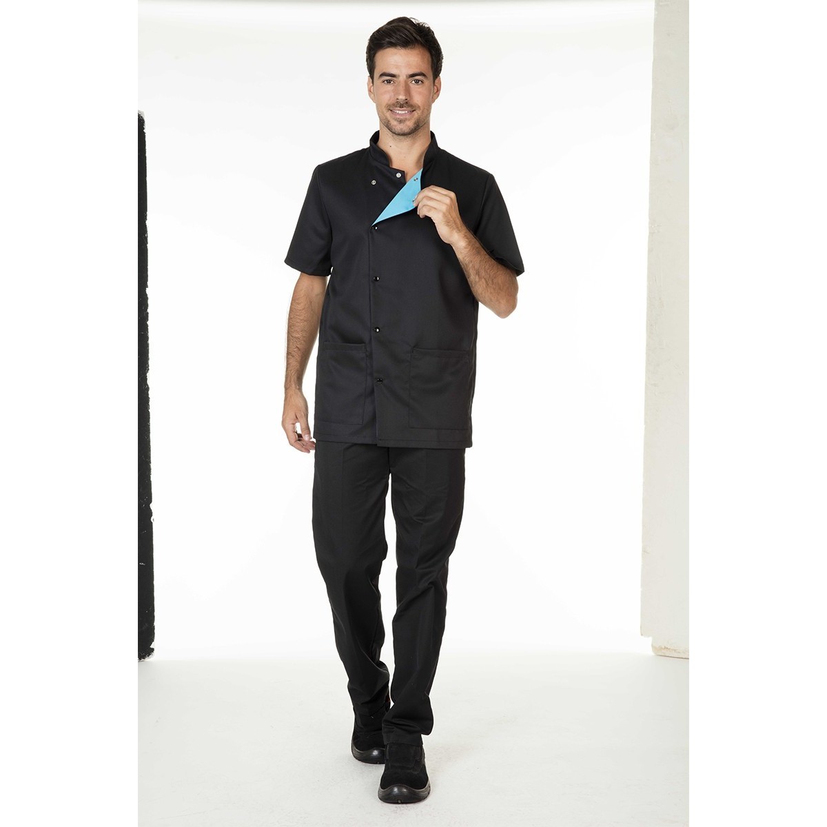 Camice da lavoro Molinel JULESTHMCBC/AZ da uomo ristorazione