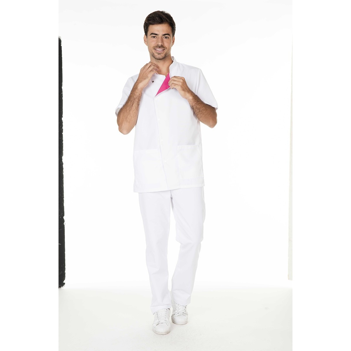 Camice da lavoro Molinel JULESTHMCBC/AZ da uomo ristorazione