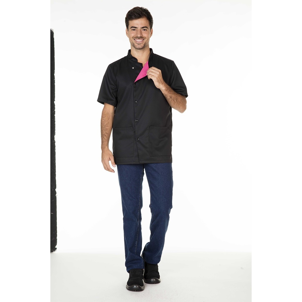 Camice da lavoro Molinel JULESTHMCBC/AZ da uomo ristorazione