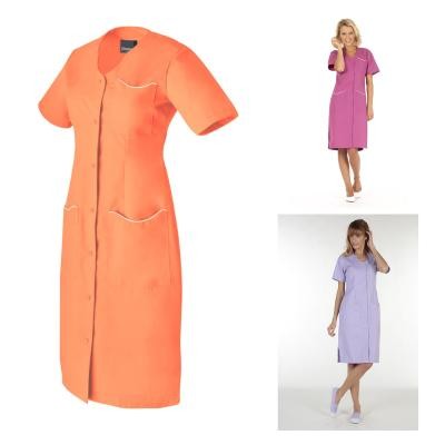 Camice da Lavoro Molinel Laurene LAURENEMCOR/B Multitasche Pulizie Donna Maniche Corte