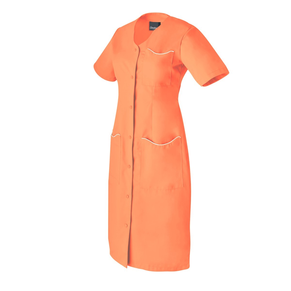 Camice da Lavoro Molinel Laurene LAURENEMCOR/B Multitasche Pulizie Donna Maniche Corte