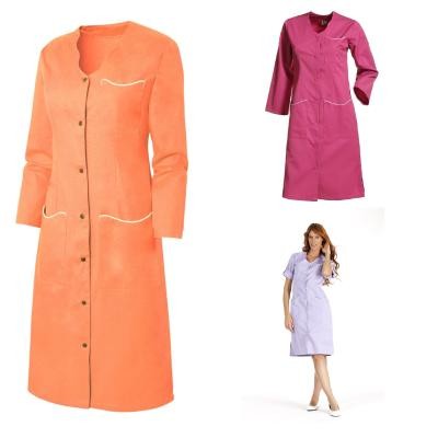 Camice da Lavoro Molinel Laurene LAURENEMTOR/B Multitasche Pulizie Donna Maniche Convertibili