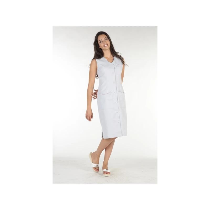 Camice da Lavoro Molinel Laurene LAURENESMAN/LI Multitasche Pulizie Donna Senza Maniche