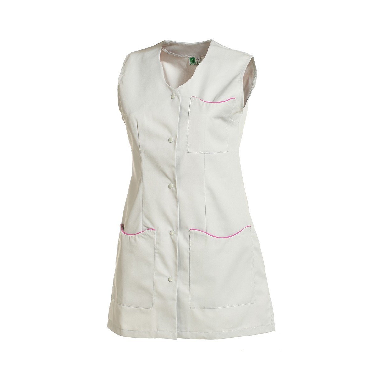 Camice da Lavoro Molinel Laurie LAURIESMGPE Multitasche Benessere Sanitario Donna Senza Maniche