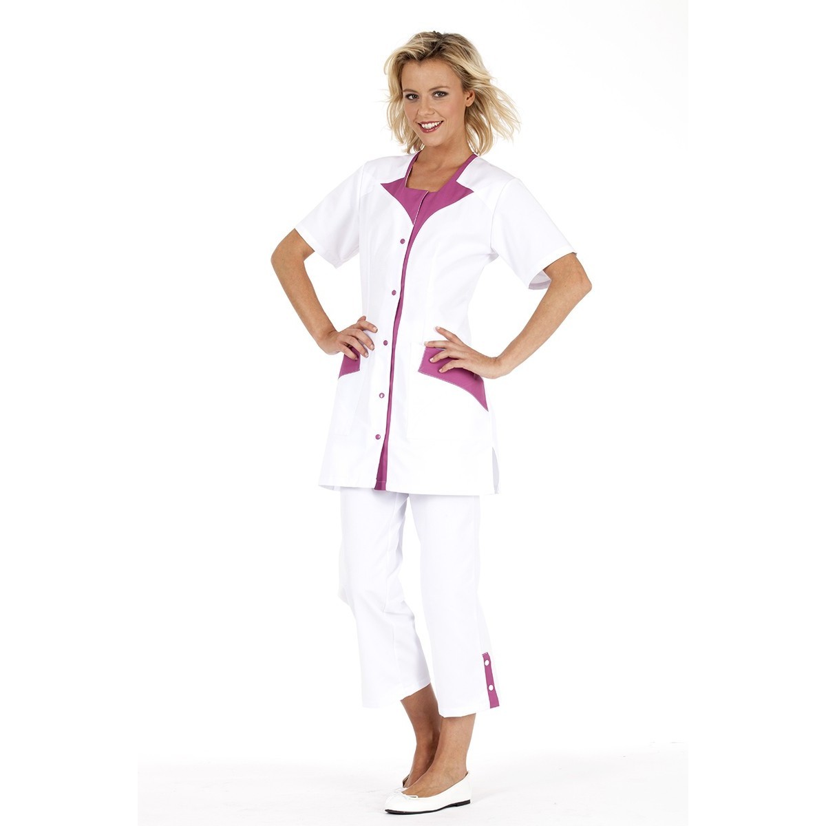 Camice da Lavoro Molinel Rommy ROMMYMCBC/PU Donna Benessere Sanitario