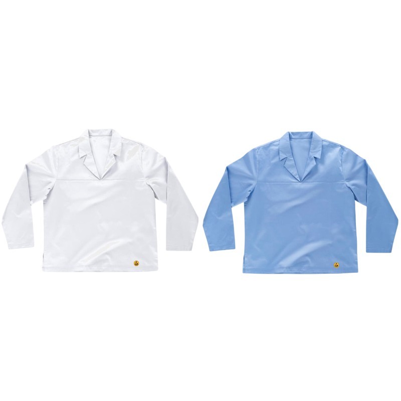 Camice da Lavoro Workteam Manica Lunga Antistatico B9900