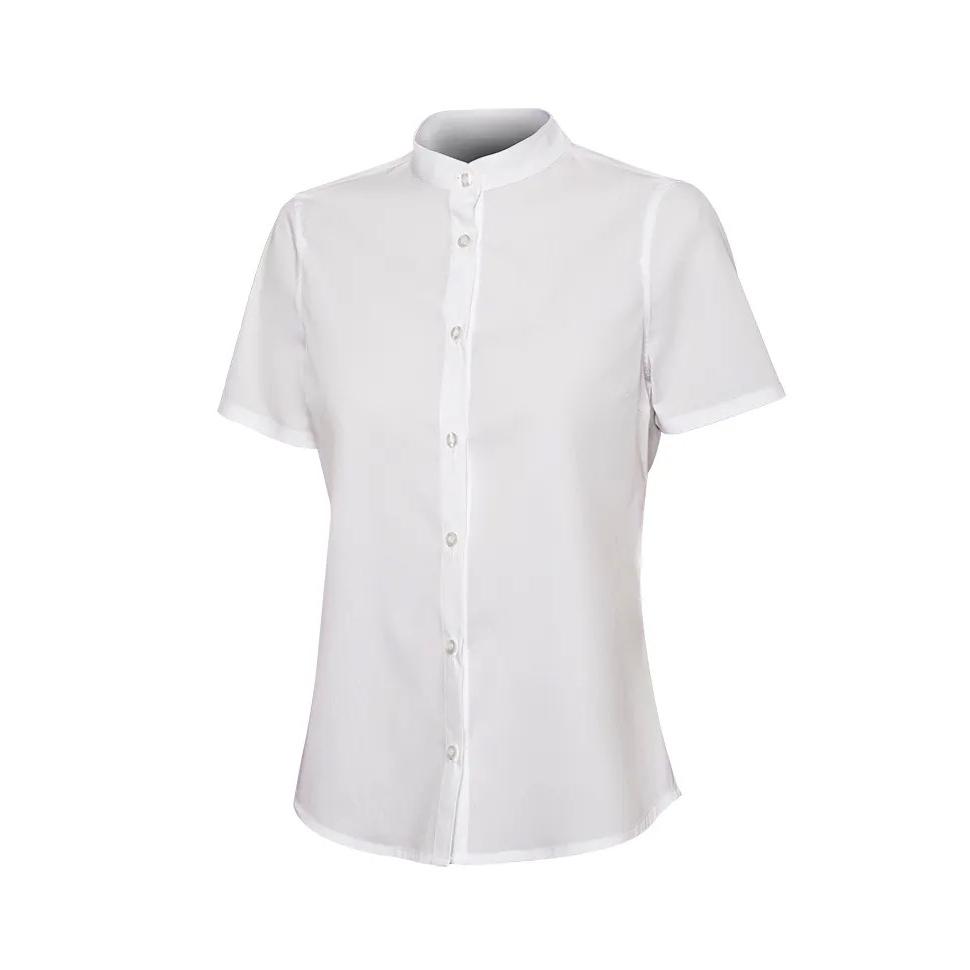 Camicia coreana maniche corte da Lavoro Stretch Velilla Lady 405014S