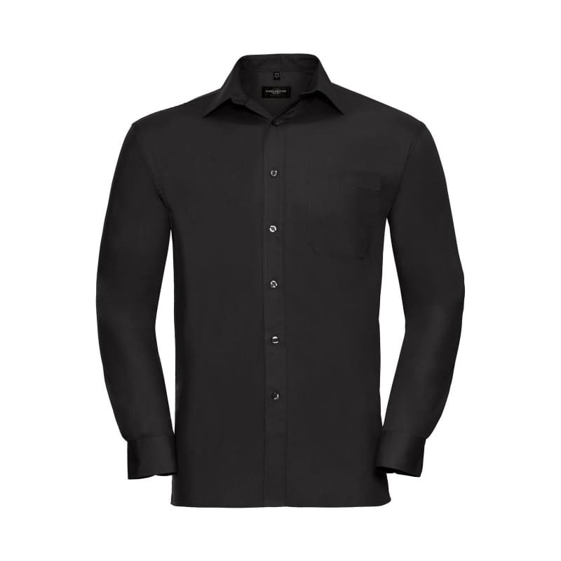 Camicia Da Lavoro a Maniche Lunghe 100% Cotone Russell - JE936M