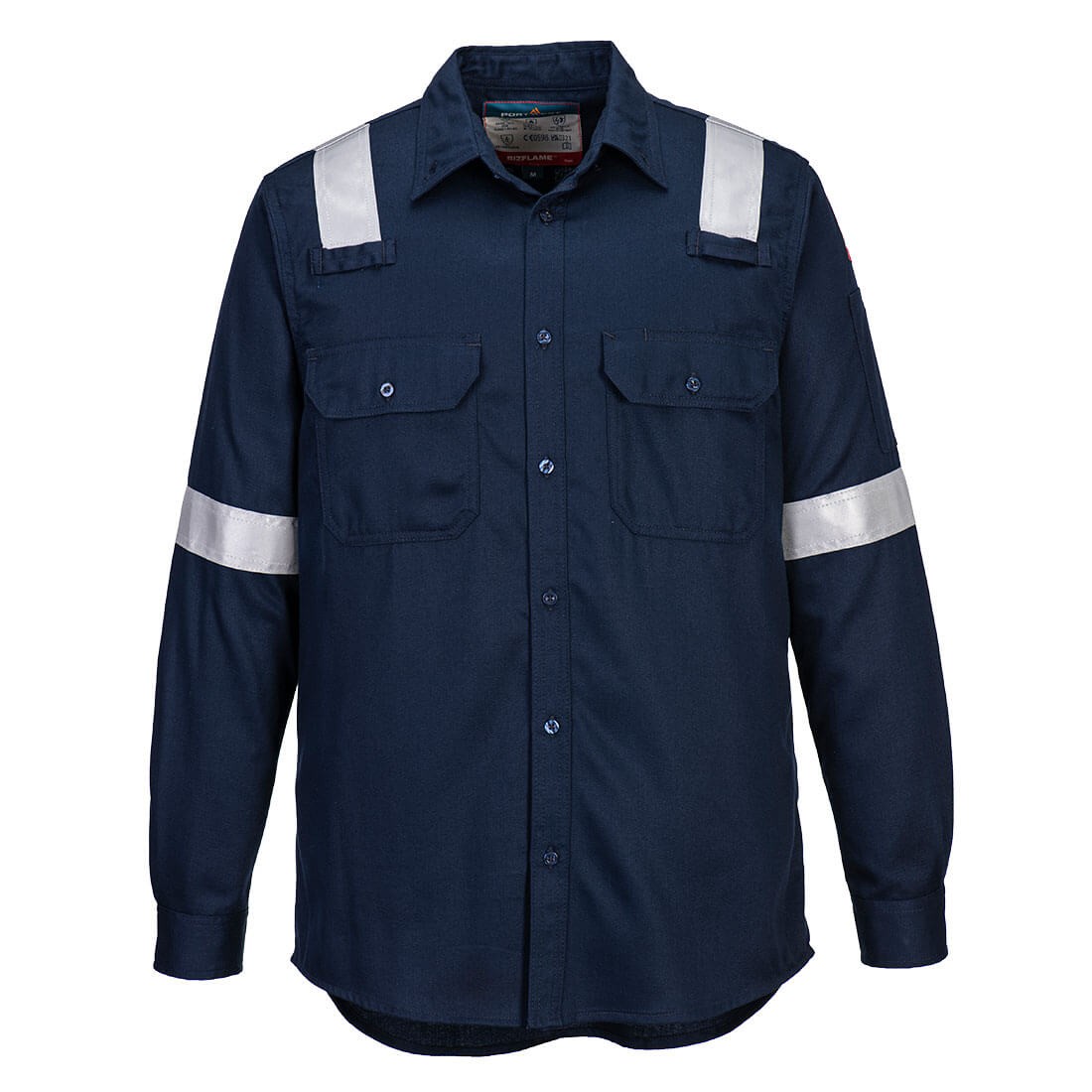Camicia da Lavoro Alta Visibilit� Leggera Multitasche Multi-norma Ignifuga Portwest FR720