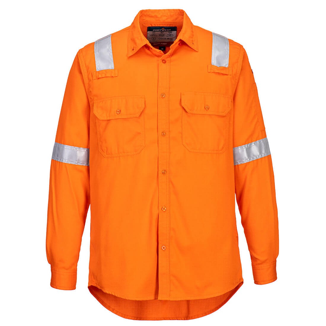 Camicia da Lavoro Alta Visibilit� Leggera Multitasche Multi-norma Ignifuga Portwest FR720