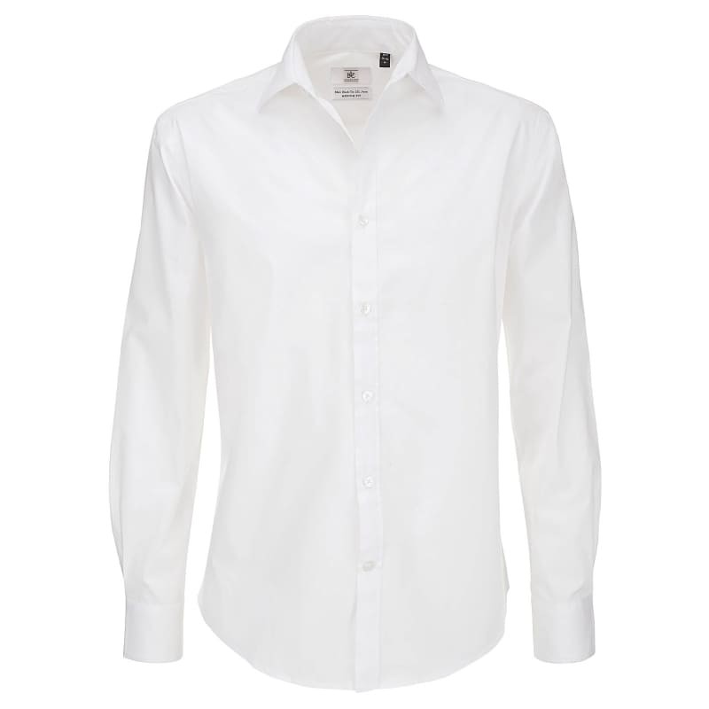 Camicia Da Lavoro Black Tie LSL Manica Lunga B&C Collection - BCSMP21