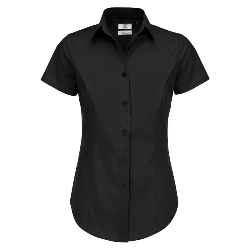Camicia Da Lavoro Black Tie SSL Manica Corta da Donna B&C Collection - BCSWP24