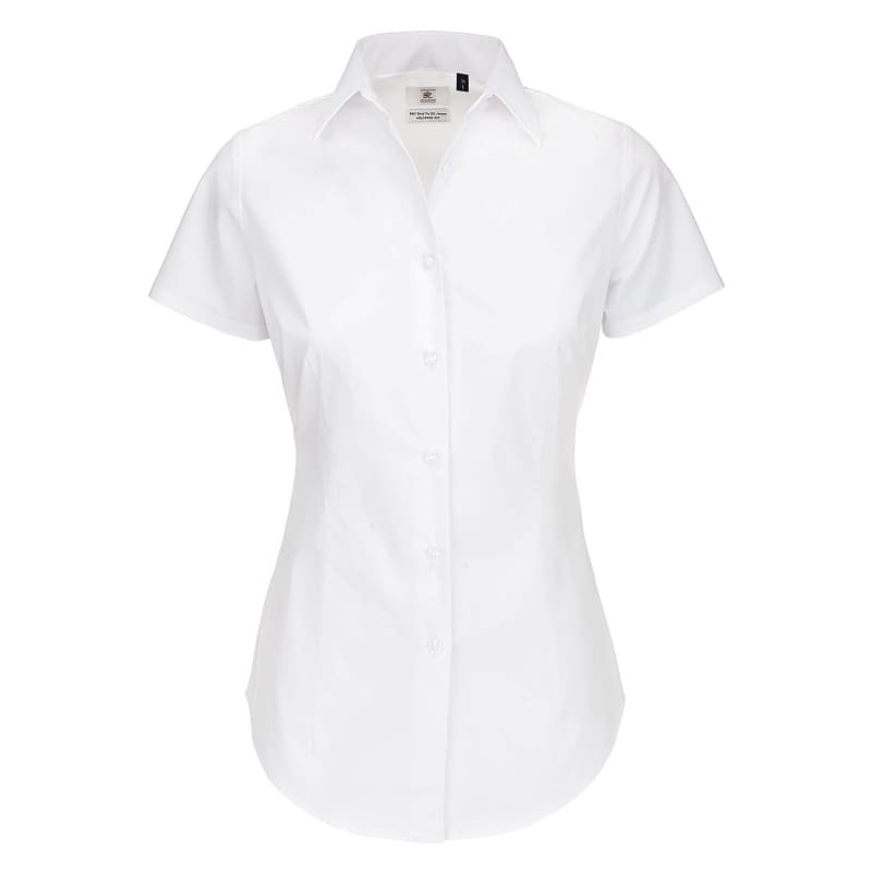 Camicia Da Lavoro Black Tie SSL Manica Corta da Donna B&C Collection - BCSWP24