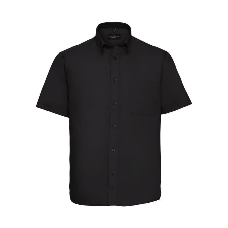 Camicia Da Lavoro Classica a Maniche Corte 100% Cotone Twill Russell - JE917M