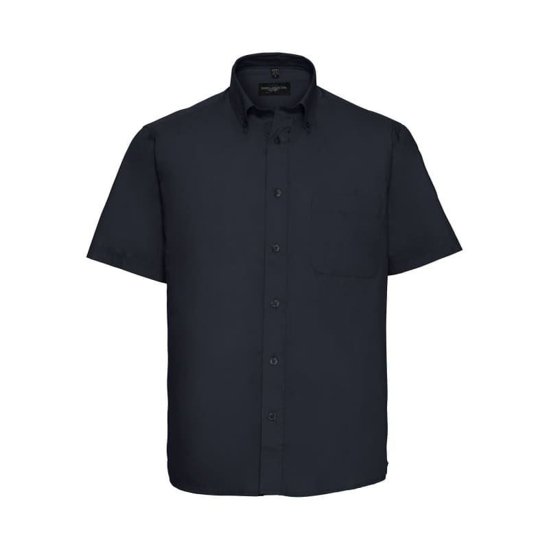 Camicia Da Lavoro Classica a Maniche Corte 100% Cotone Twill Russell - JE917M