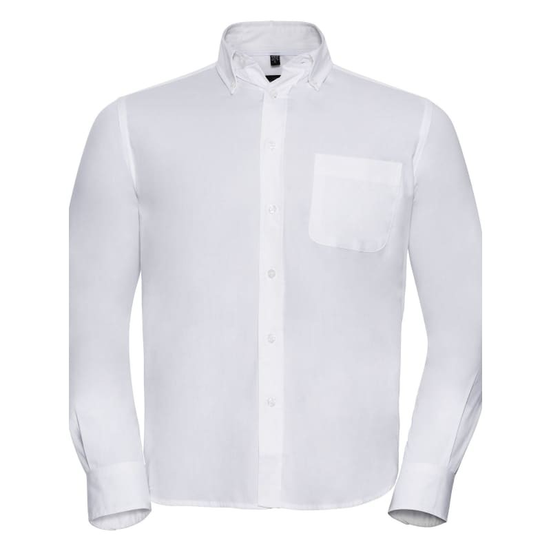 Camicia Da Lavoro Classica a Maniche Lunghe in Twill Russell - JE916M