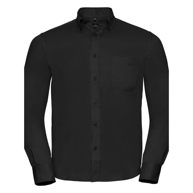 Camicia Da Lavoro Classica a Maniche Lunghe in Twill Russell - JE916M
