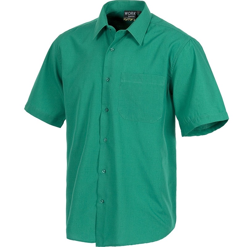 Camicia da lavoro con collo classico a manica corta - Workteam