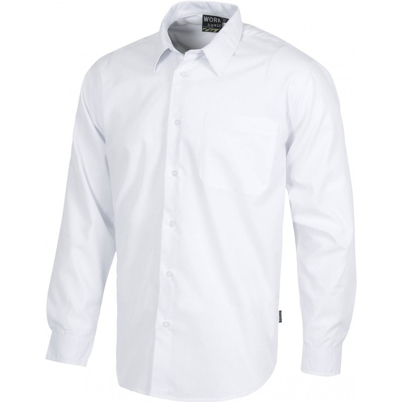 Camicia da lavoro con collo classico a manica lunga - Workteam