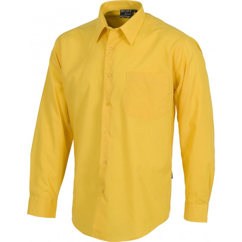 Camicia da lavoro con collo classico a manica lunga - Workteam
