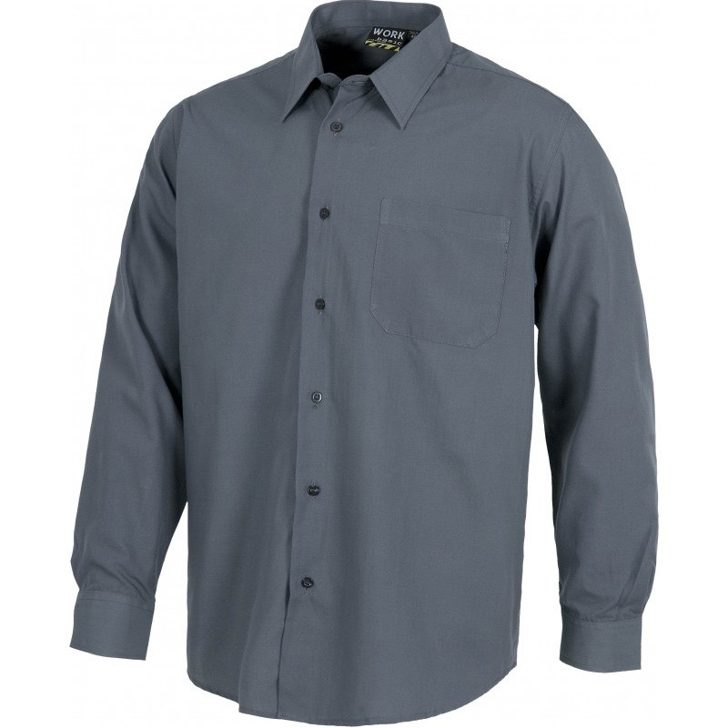 Camicia da lavoro con collo classico a manica lunga - Workteam
